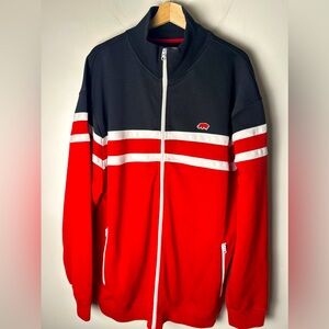 ECKO UNLTD Men's Red Y2K Streetwear Long Sleeve Track Jacket Size XL